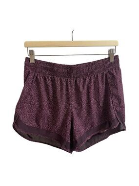ATHLETA Women's Dark Purple Athletic Shorts, Medium EUC
